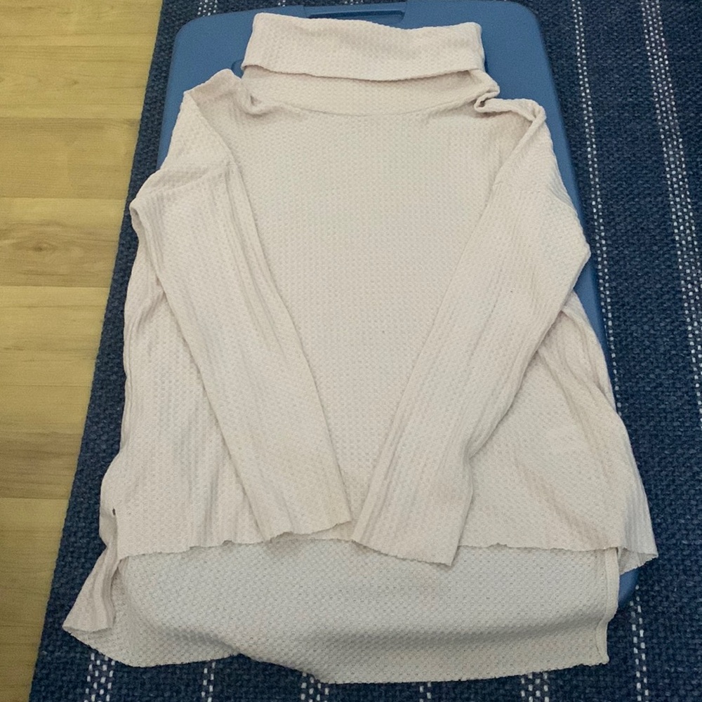 Light Pink/Cream color “BP” sweater - Size SMALL